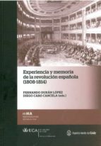 Portada del Libro Experiencia Y Memoria De La Revolucion Española