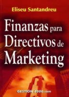 Portada del Libro Finanzas Para Directivos De Marketing