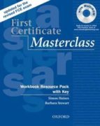 Portada del Libro First Certificate Masterclass: Workbook Resource Pack With Key
