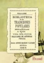 Portada del Libro Folk-lore De Asturias: Biblioteca De Las Tradiciones Populares