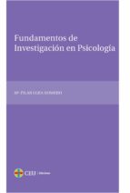 Portada del Libro Fundamentos De Investigacion En Psicologia