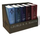 George R. R. Martin S A Game Of Thrones Leather-cloth Boxed Set : A Game Of Thrones, A Clash Of Kings, A Storm Of Swords, A Feast For Crows, And A Dance With Dragons