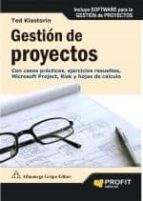 Portada del Libro Gestion De Proyectos: Con Casos Practicos, Ejercicios Resueltos, Microsoft Project Risk Y Hojas De Calculo