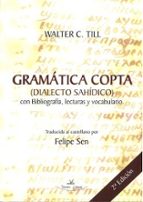 Portada del Libro Gramatica Copta Con Bibliografia, Lecturas Y Vocabulario