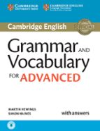 Portada del Libro Grammar And Vocabulary For Advanced Book With Answers And Audio: Self-study Grammar Reference And Practice
