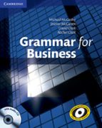 Portada del Libro Grammar For Business: Paperback / Audio Cd