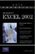 Portada del Libro Guia Esencial Excel 2002