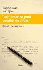 Portada del Libro Guia Practica Para Escribir En Chino