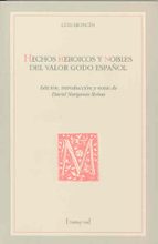 Portada del Libro Hechos Heroicos Y Nobles Del Valor Godo Español