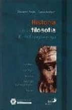 Portada del Libro Historia De La Filosofia : Filosofia Pagana Antigua