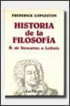 Portada del Libro Historia De La Filosofia Vol. 4: De Descartes A Leibniz
