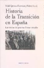 Portada del Libro Historia De La Transicion En España