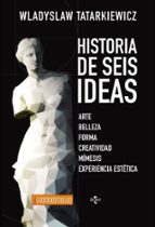 Portada del Libro Historia De Seis Ideas: Arte, Belleza, Forma, Creatividad, Mimesis, Experiencia Estetica