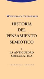Historia Del Pensamiento Semiotico 1: La Antiguedad Grecolatina