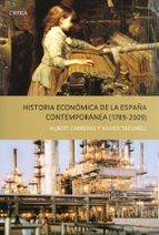 Portada del Libro Historia Economica De La España Contemporanea