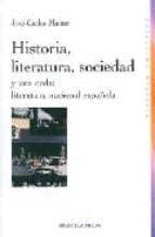Historia, Literatura Y Sociedad