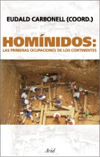 Portada del Libro Hominidos: Las Primeras Ocupaciones De Los Continentes