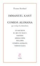 Portada del Libro Immanuel Kant: Comida Alemana