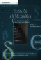 Portada del Libro Iniciacion A La Matematica Universitaria: Curso 0 De Matematicas