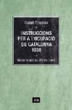 Portada del Libro Instruccions Per A La Ocupacio De Catalunya 1938