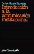 Portada del Libro Introduccion A La Comunicacion Institucional