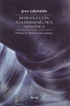 Portada del Libro Introduccion A La Hermeneutica Filosofica