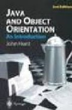 Portada del Libro Java And Object Orientation: An Introduction