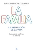 Portada del Libro La Familia: La Institucion De La Vida: Sus Valores, Sus Fines, Su Realidad