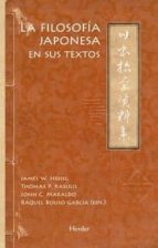 Portada del Libro La Filosofia Japonesa En Sus Textos