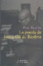 Portada del Libro La Poesia De Jaime Gil De Biedma