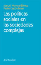 Portada del Libro Las Politicas Sociales En Las Sociedades Complejas