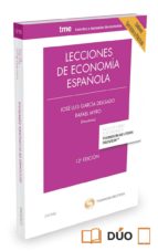 Portada del Libro Lecciones De Economia Española 2015