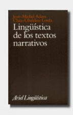 Portada del Libro Lingüistica De Los Textos Narrativos