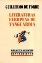 Portada del Libro Literaturas Europeas De Vanguardia