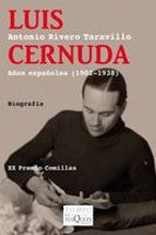 Portada del Libro Luis Cernuda: Años Españoles