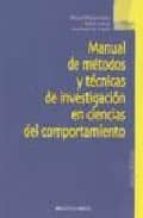 Portada del Libro Manual De Metodos Y Tecnicas De Investigacion En Ciencias Del Com Portamiento