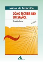 Portada del Libro Manual De Redaccion: Como Escribir Bien En Español