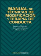 Manual De Tecnicas De Modificacion Y Terapia De Conducta