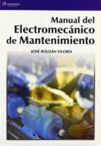 Portada del Libro Manual Del Electromecanico De Mantenimiento