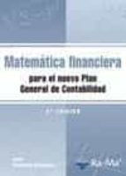 Portada del Libro Matematica Financiera: Para El Nuevo Plan General De Contabilidad