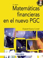 Portada del Libro Matematicas Financieras En El Nuevo Pgc