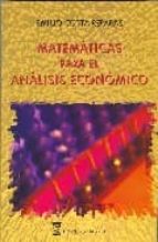 Portada del Libro Matematicas Para Analisis Economico