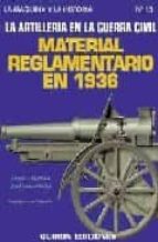Material Reglamentario En 1936: La Artilleria En La Guerra Civil
