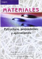 Portada del Libro Materiales: Estructura, Propiedades, Aplicaciones