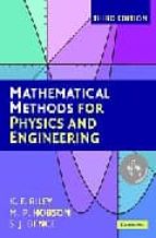 Portada del Libro Mathematical Methods For Physics And Engineering