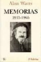 Portada del Libro Memorias, 1915-1965