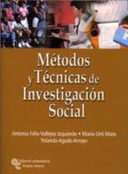 Portada del Libro Metodos Y Tecnicas De Investigacion Social