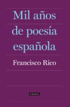 Portada del Libro Mil Años De Poesia Española