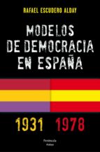 Portada del Libro Modelos De Democracia En España