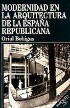 Portada del Libro Modernidad En La Arquitectura De La España Republicana